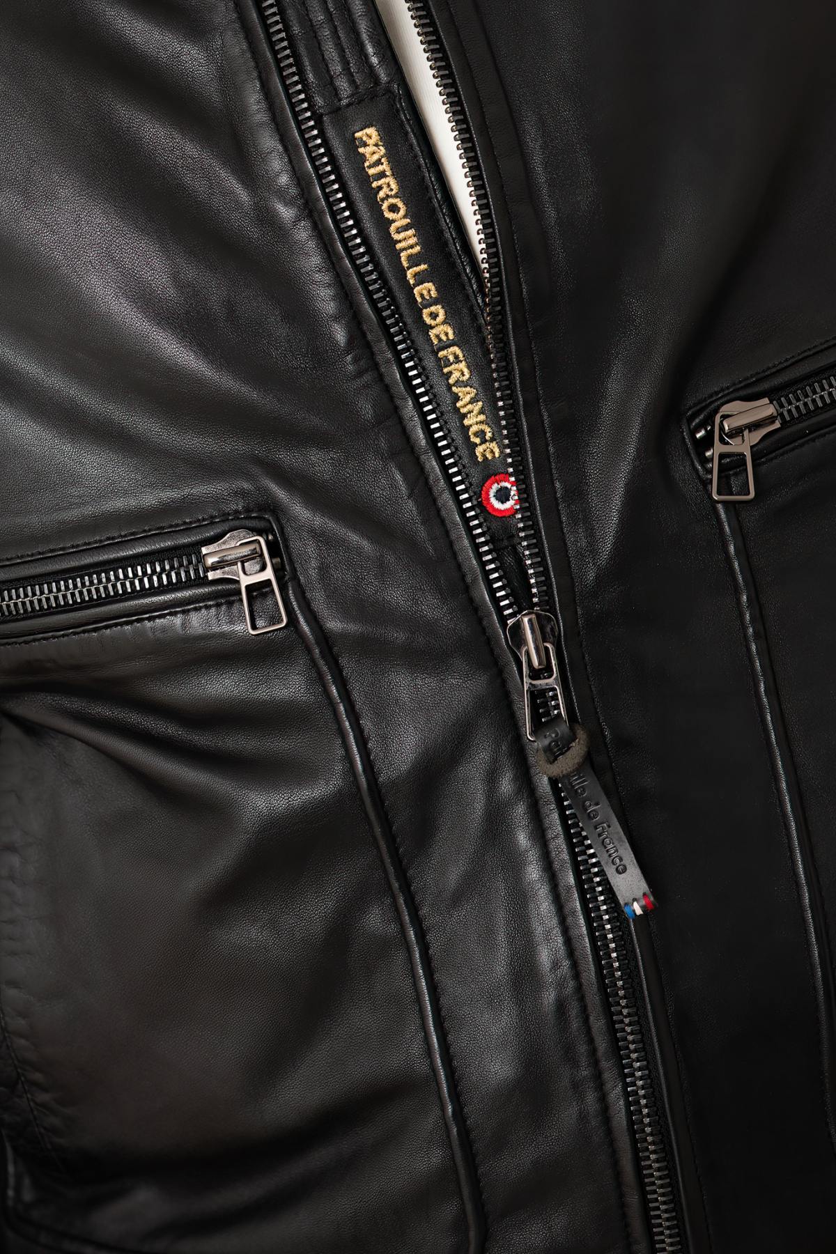 Lambskin aviator jacket by Redskins, Patrouille de France inspired. - Image n°7