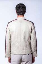 McQueen's legacy in ecru lambskin. A relaxed fit for all seasons. - Image n°4