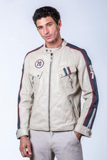McQueen's legacy in ecru lambskin. A relaxed fit for all seasons. - Image n°5