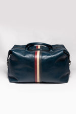 Steve McQueen Royal Blue Racing Leather Travel Bag - Image n°3