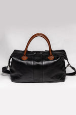Steve McQueen 48h racing black leather travel bag - Image n°2