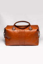 Steve McQueen 48h racing camel leather travel bag - Image n°2