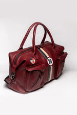 Dark red 48-hour travel bag - Image n°3