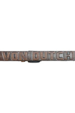 Tobacco-colored leather belt - Image n°2