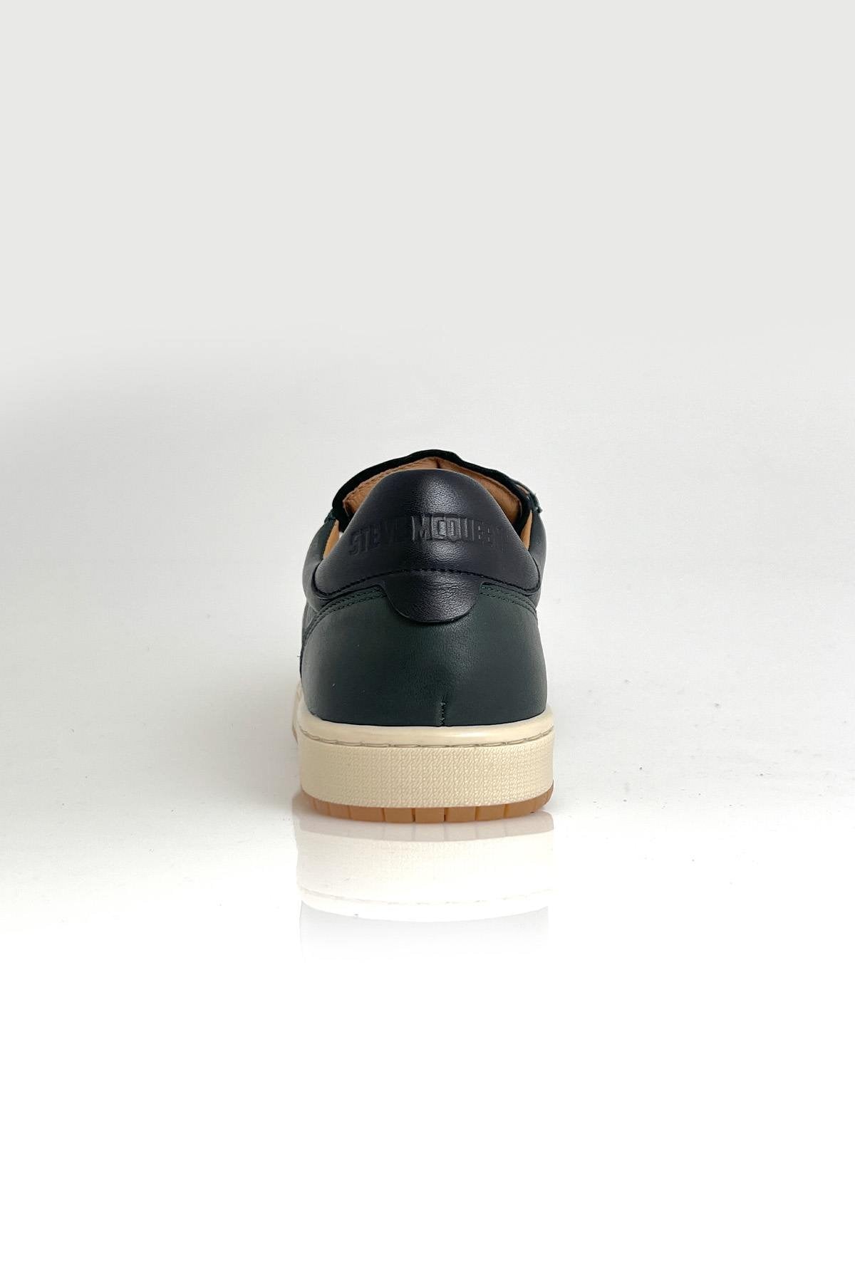 Steve McQueen green leather sneakers - Image n°8