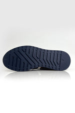 Dark red leather racing sneakers - Image n°9