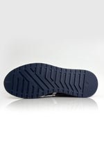 Dark red leather racing sneakers - Image n°9