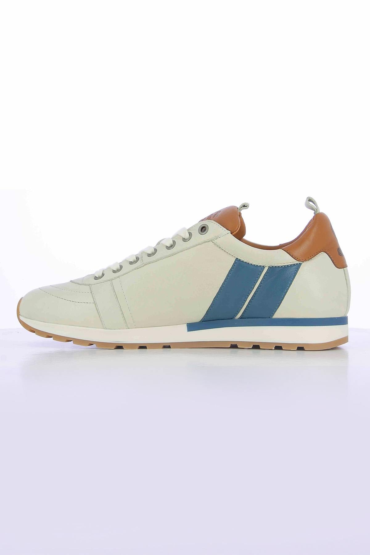 Shelby ecru leather sneakers - Image n°2