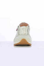 Shelby ecru leather sneakers - Image n°4