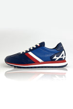 Alpine Royal Blue Leather Sneakers - Image n°3