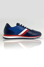 Alpine Royal Blue Leather Sneakers - Image n°4