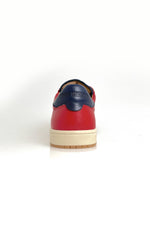 Racing red Steve McQueen leather sneakers - Image n°6