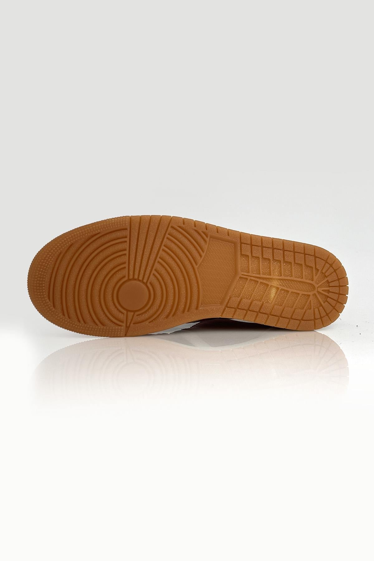 Racing red Steve McQueen leather sneakers - Image n°7