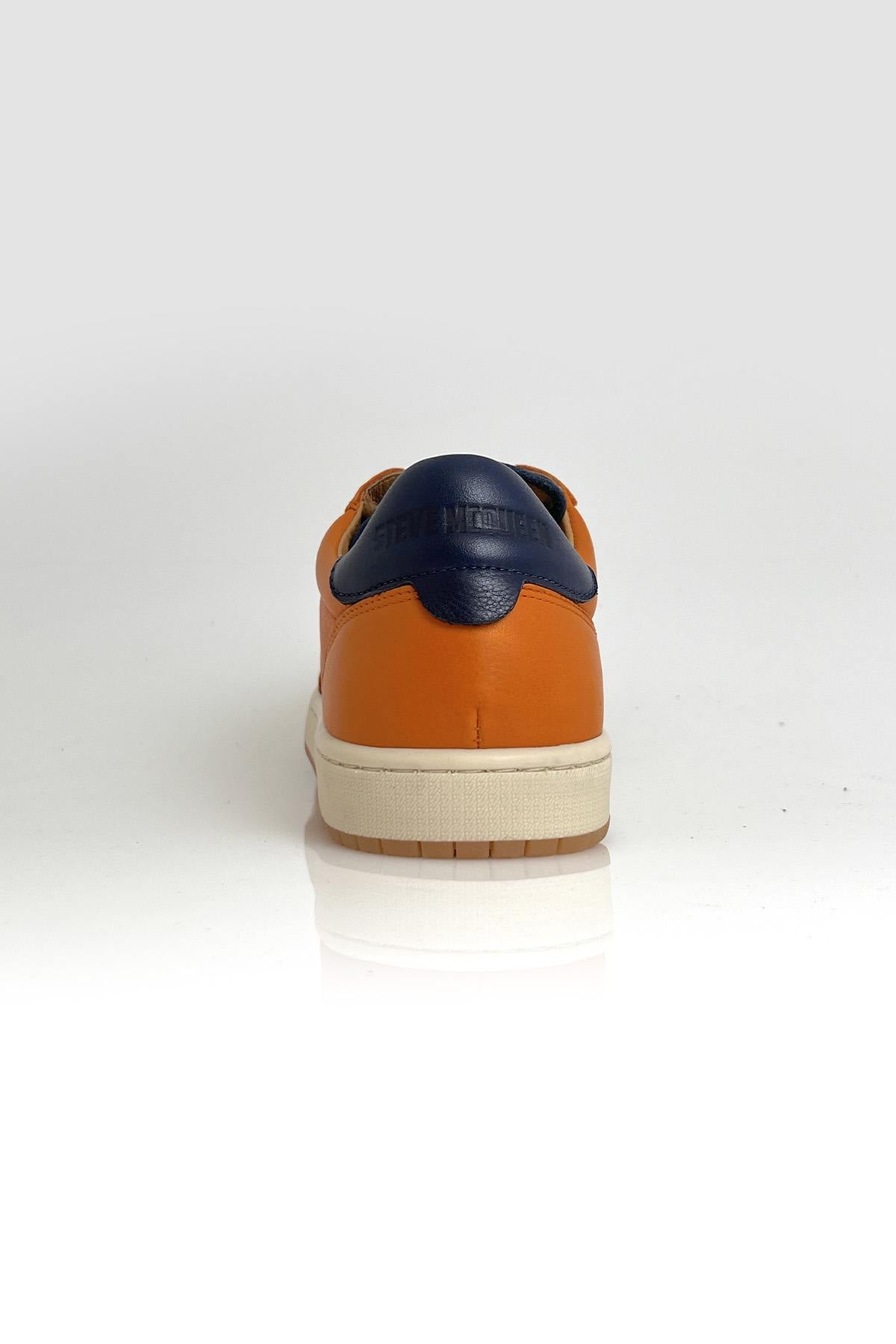 Steve McQueen orange leather sneakers - Image n°7