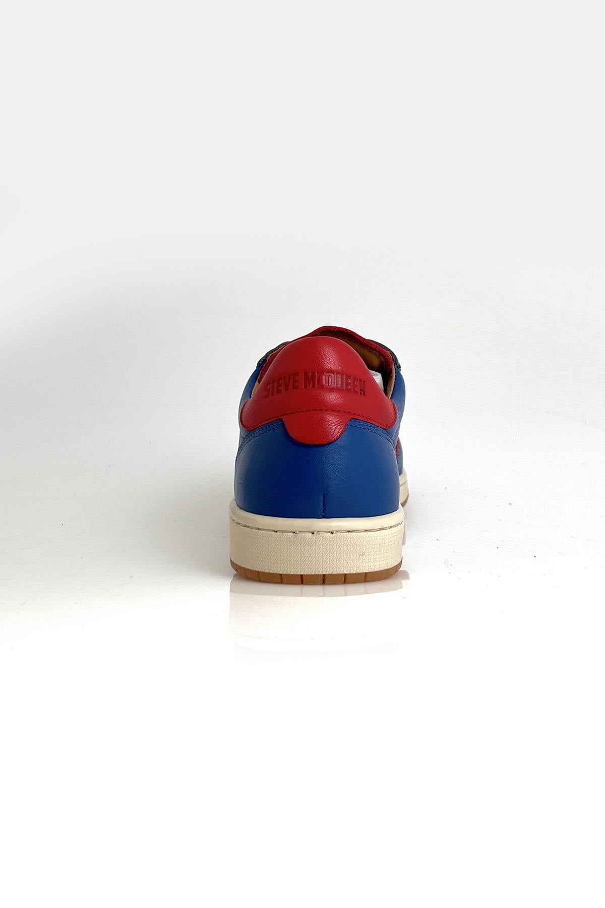 Steve McQueen ocean blue leather sneakers - Image n°7