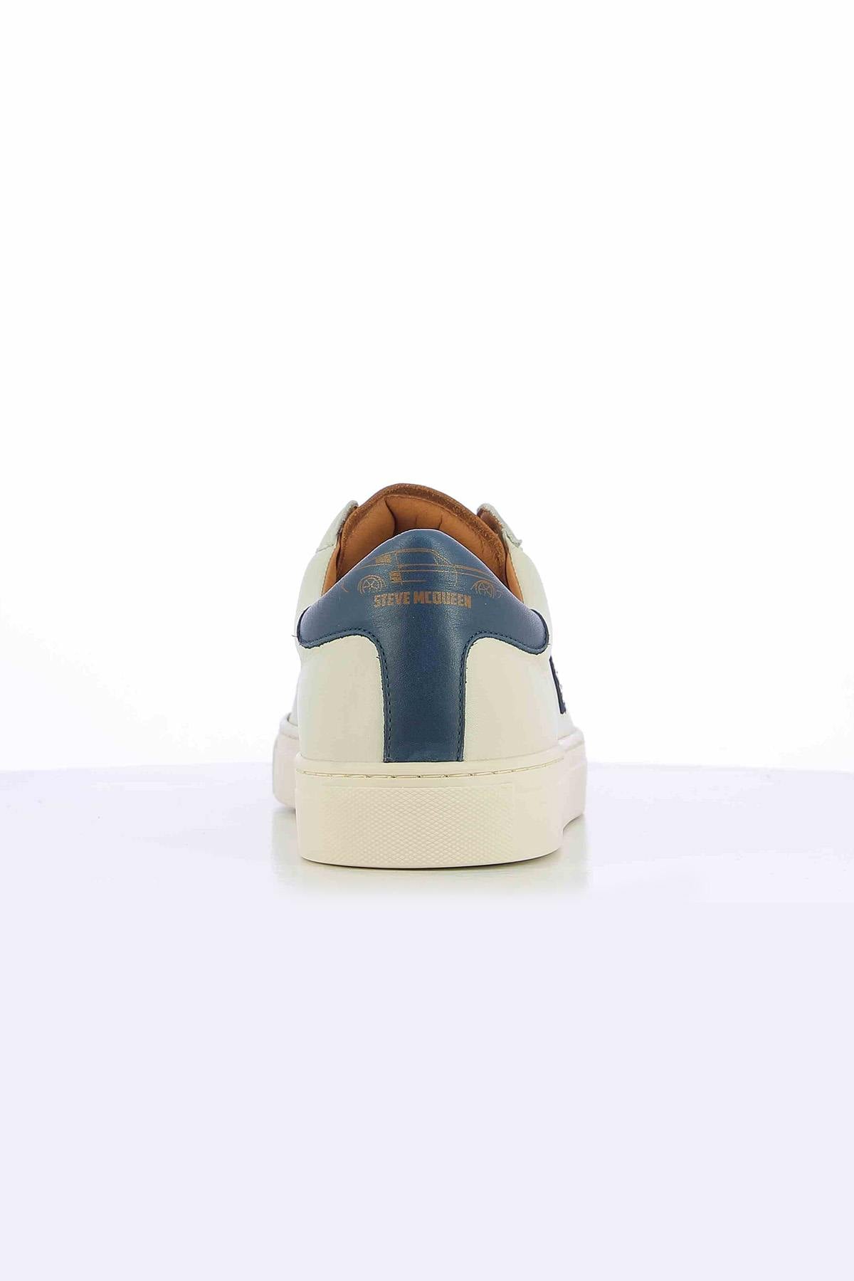 Steve McQueen ecru leather sneakers - Image n°4