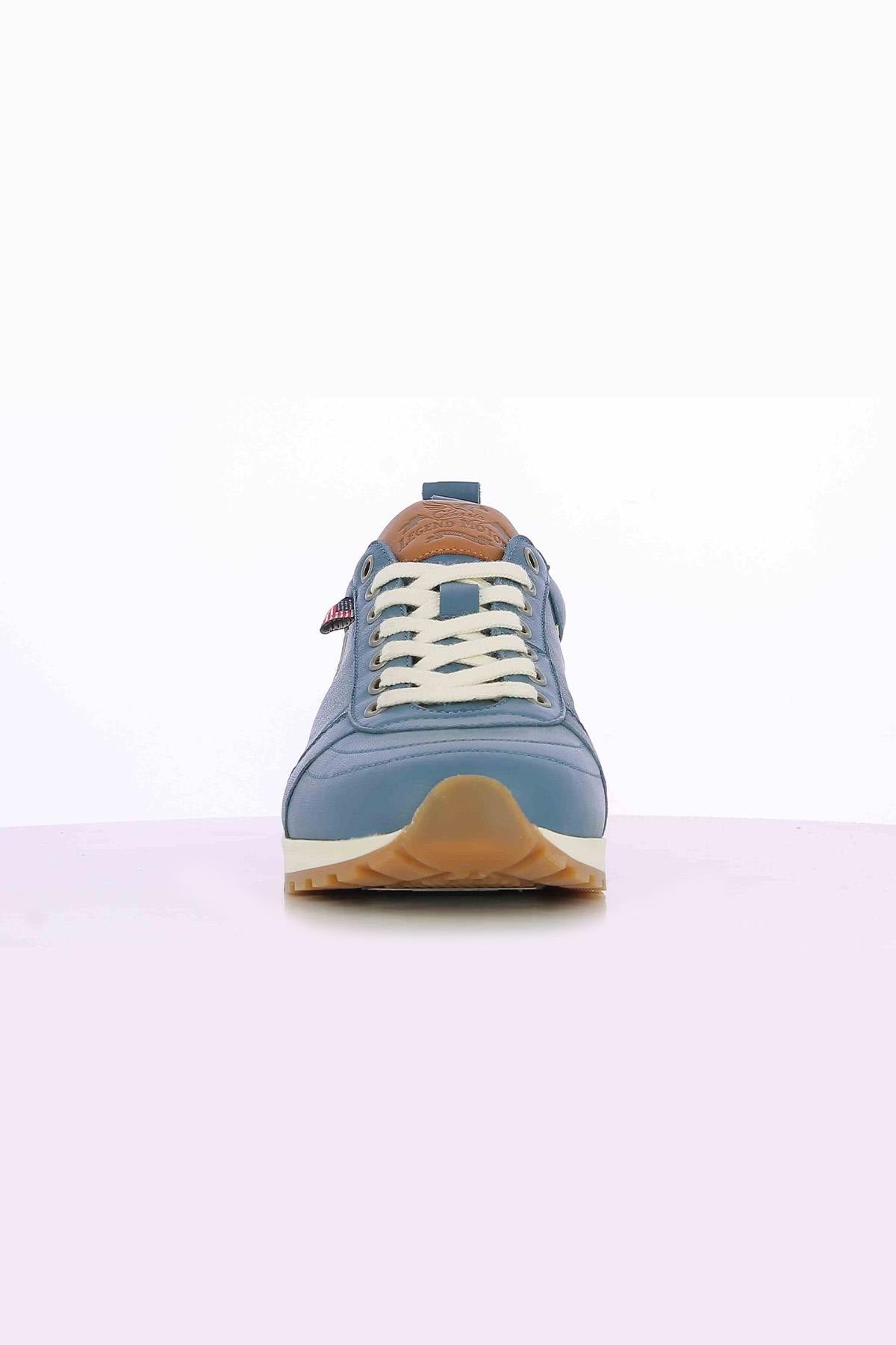Carroll Shelby Blue Leather Sneakers - Image n°5