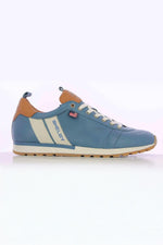 Carroll Shelby Blue Leather Sneakers - Image n°3