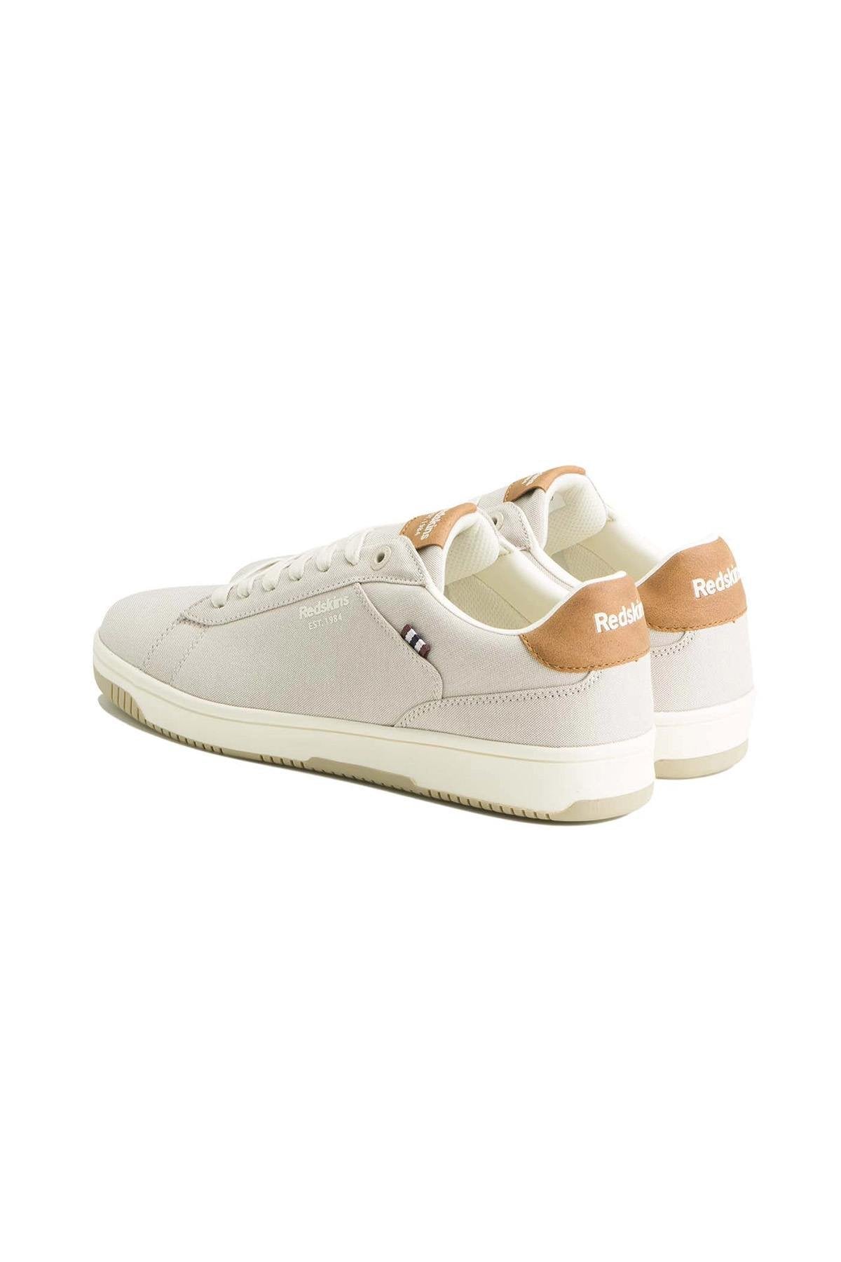 Canvas sneakers in shades of beige - Image n°2