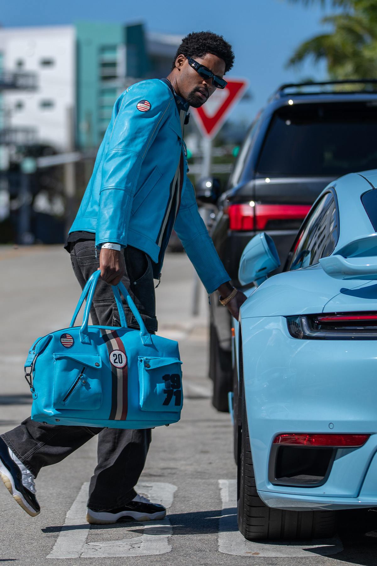 Nordic blue 48-hour travel bag - Image n°5