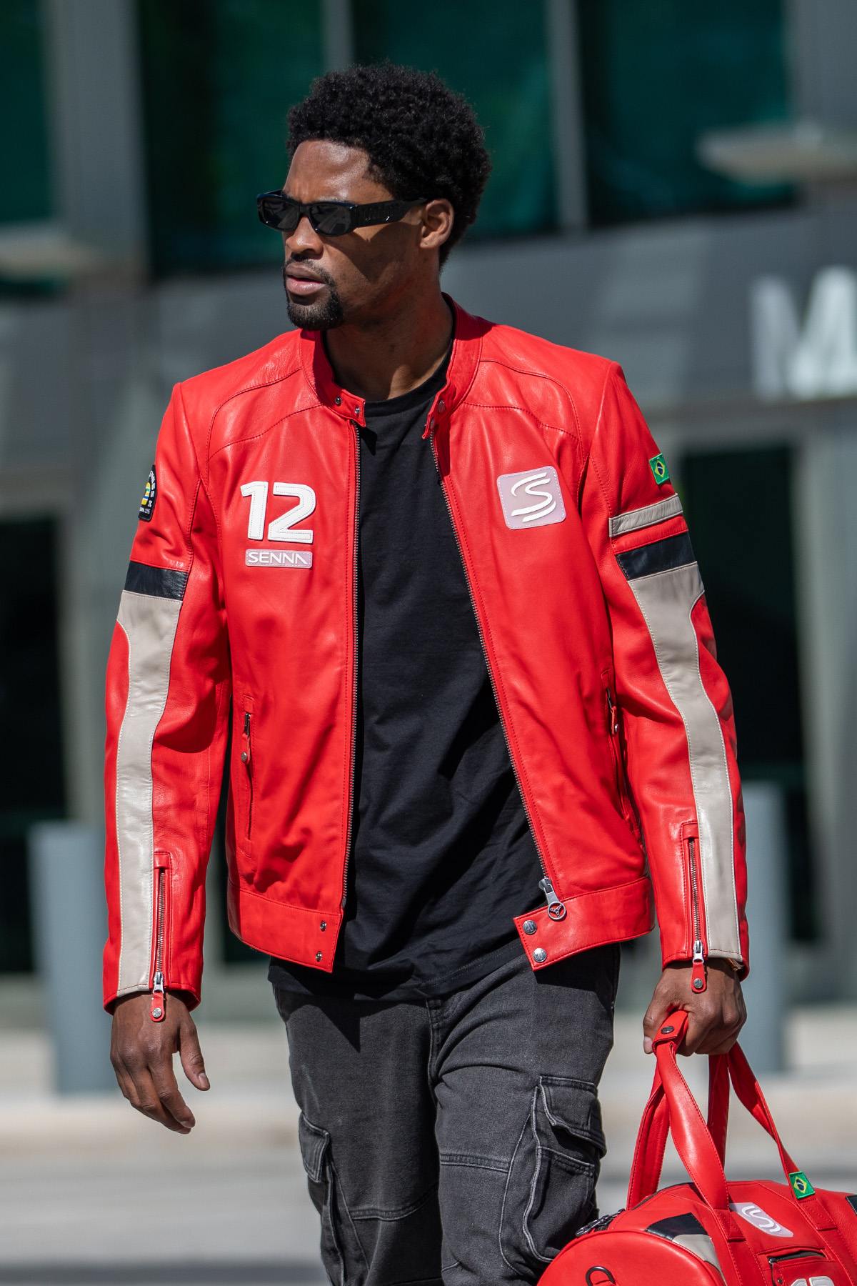 Ayrton Senna Red Leather Racing Jacket - Image n°4