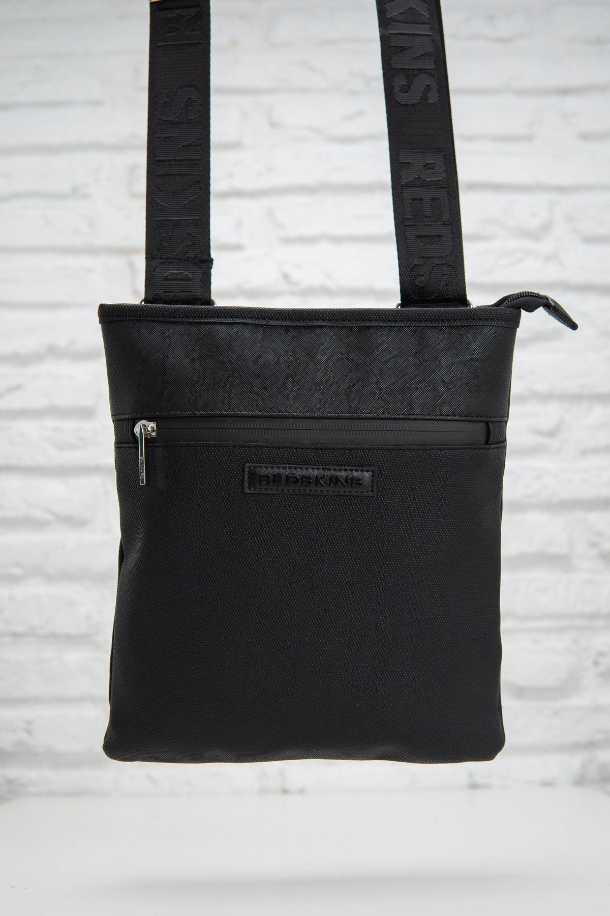 Black textile bag for men - Image n°1