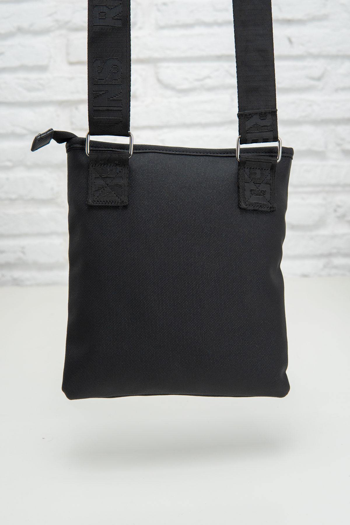 Black textile bag for men - Image n°3