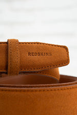 Cognac full-grain leather belt - Image n°3