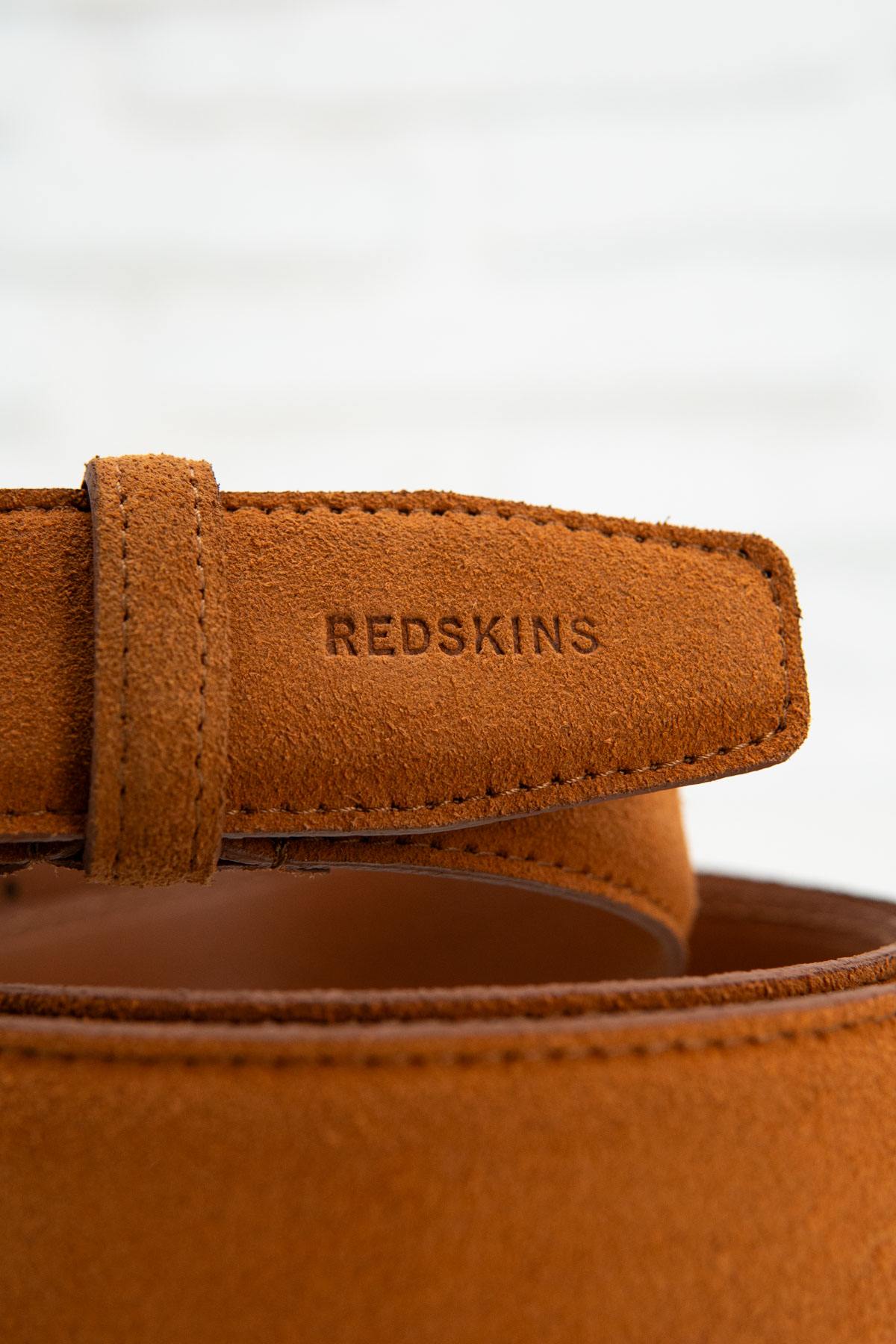 Cognac full-grain leather belt - Image n°3