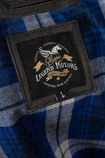 Limited edition brown leather jacket by Galiffi - Image n°10