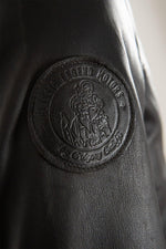 Limited edition brown leather jacket by Galiffi - Image n°2