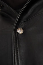 Limited edition brown leather jacket by Galiffi - Image n°11