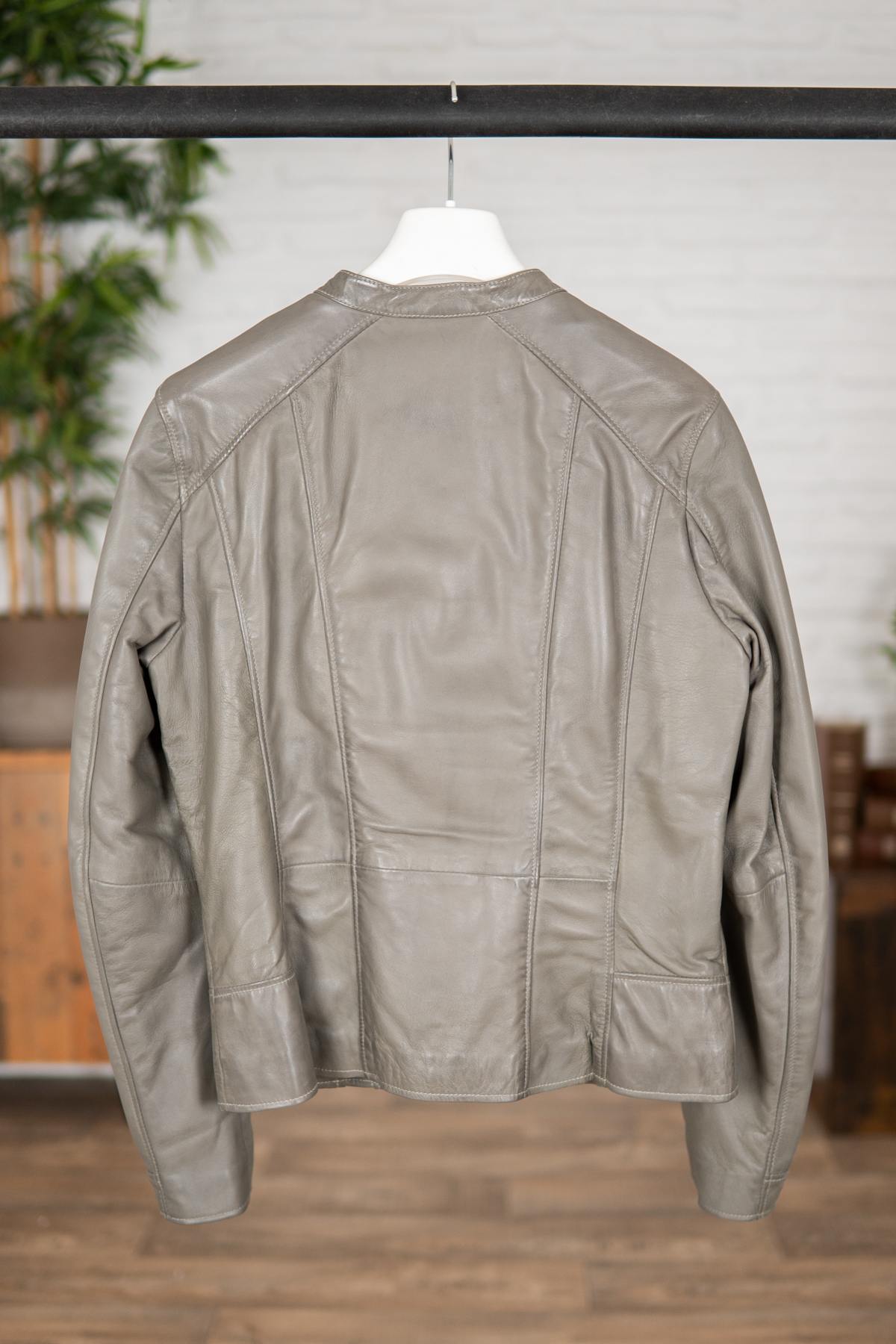 Women's fine gray jacket - Image n°2