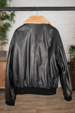 Aviator Black cowhide leather - Image n°2
