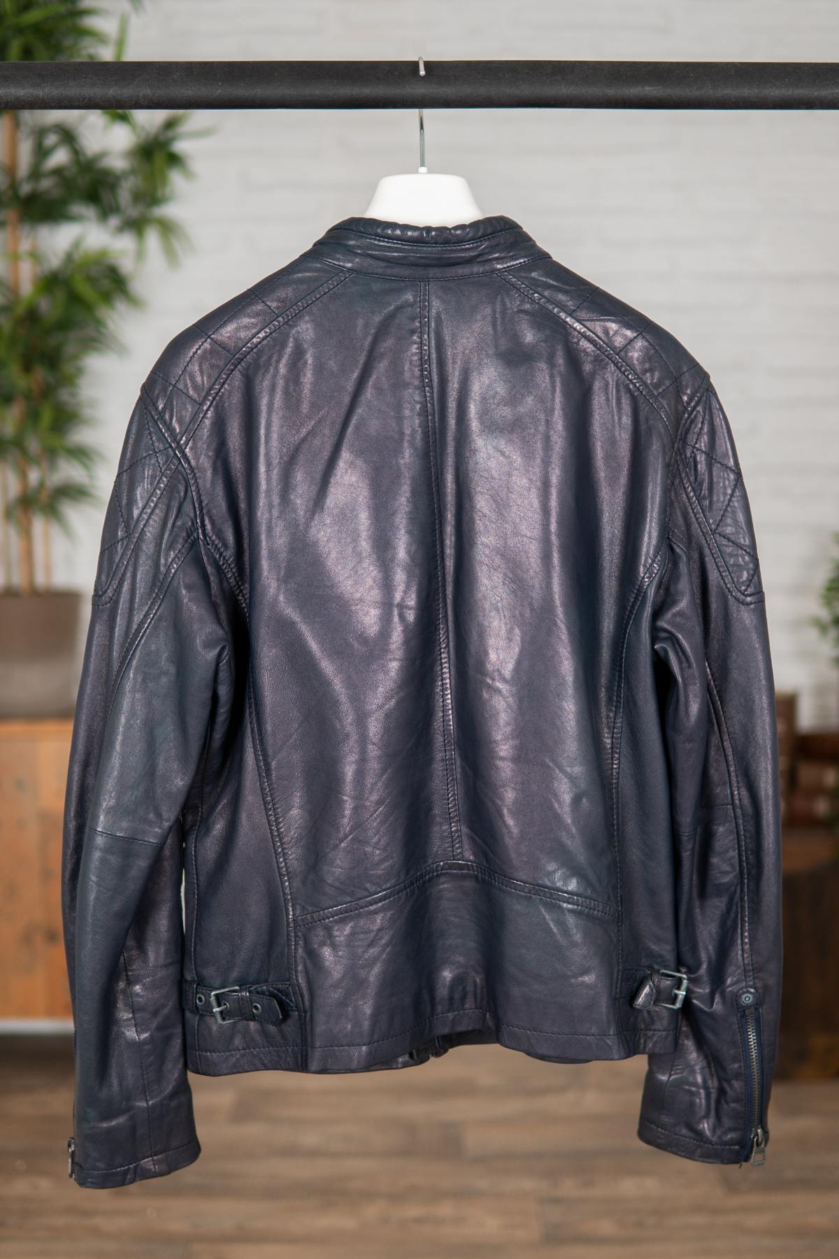 Blue vegetable lamb jacket - Image n°2