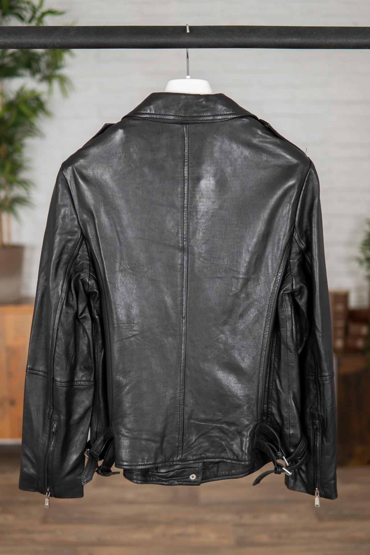 Biker Jacket for women, straight cut - Image n°2