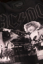 AC/DC Licensed Biker Collar Leather Jacket - Image n°9