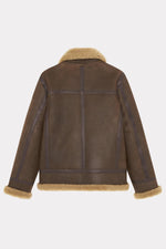 Shearling bomber inspired by the legendary B-3, crafted for warmth. - Image n°8
