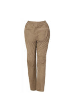 Light brown suede leather joggers - Image n°5