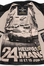 Iconic black sheepskin jacket from the 24 Hours of Le Mans collection. - Image n°4