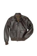 Mahogany horsehide A-2 jacket: a WWII aviator icon reborn. - Image n°3