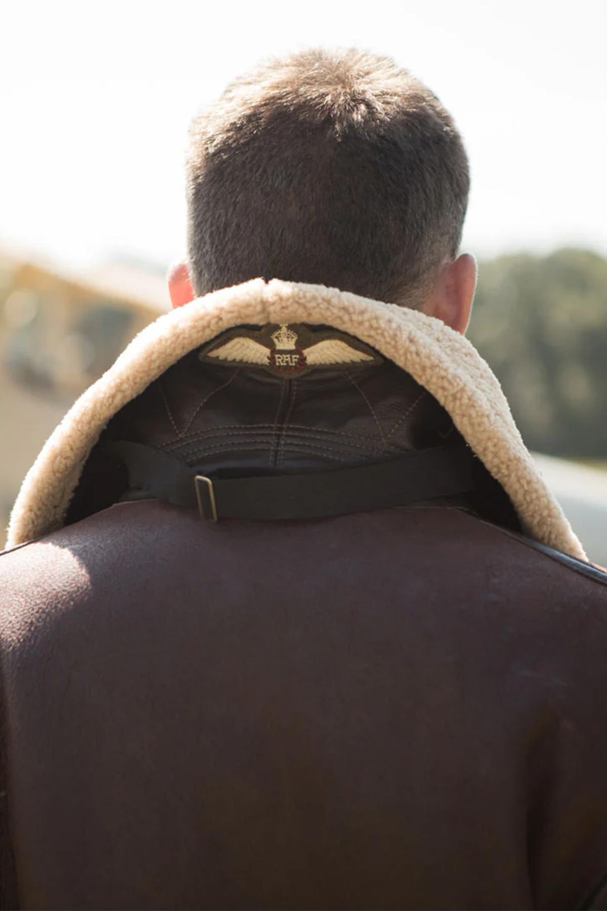 Royal Air Force Shearling Bomber Jacket - Image n°11