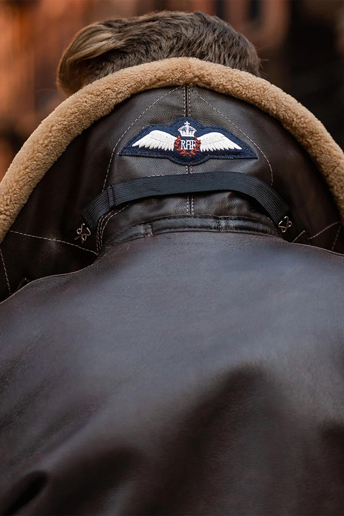 Royal Air Force Shearling Bomber Jacket - Image n°3