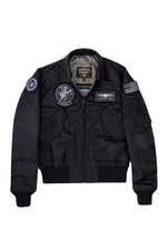 Top Gun Black Nylon Bomber Jacket - Image n°3