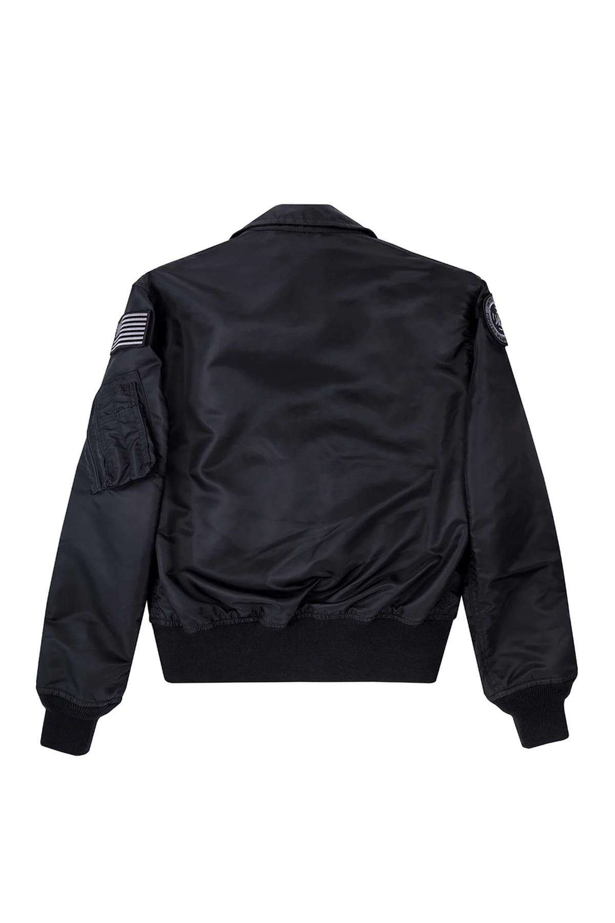 Top Gun Black Nylon Bomber Jacket - Image n°5
