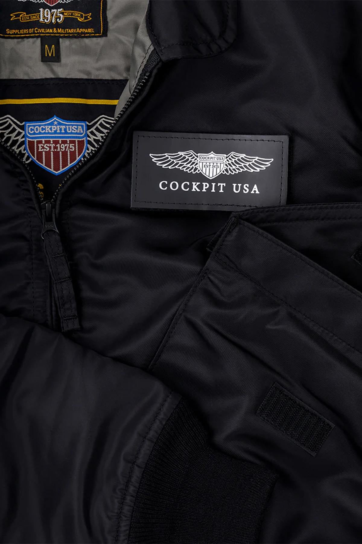 Top Gun Black Nylon Bomber Jacket - Image n°4