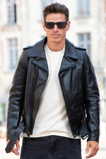 Schott's P613S One Star: rigid Horween cowhide, 25", built to last. - Image n°1