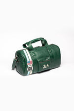 24h Le Mans 66 green leather travel bag - Image n°3