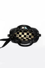 24 Hours of Le Mans black leather handbag - Image n°3