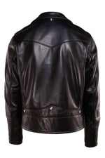 Limited-edition Schott 568 Black: pebbled cowhide, D-pocket Perfecto. - Image n°5